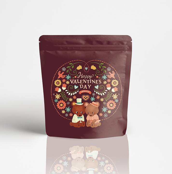 しらたまこ　バレンタインチョコパッケージ しらたまこ バレンタインパッケージ しらたま❄️『星シロ