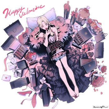 万年喪服　イラスト　キャンバス 万年喪服 作品集＿乙女の楽園 | galerie_lemonde