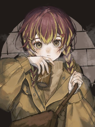 手描き自作イラスト/オリジナル/チャイナ姉妹 手描き自作イラスト/オリジナル/チャイナ姉妹