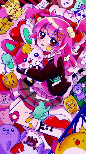赤ずきんちゃん♡シーグラスアート 赤ずきんちゃん❤️ #illustration #illust #illustgram