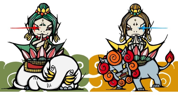 普賢菩薩と文殊菩薩 - GENSEKI